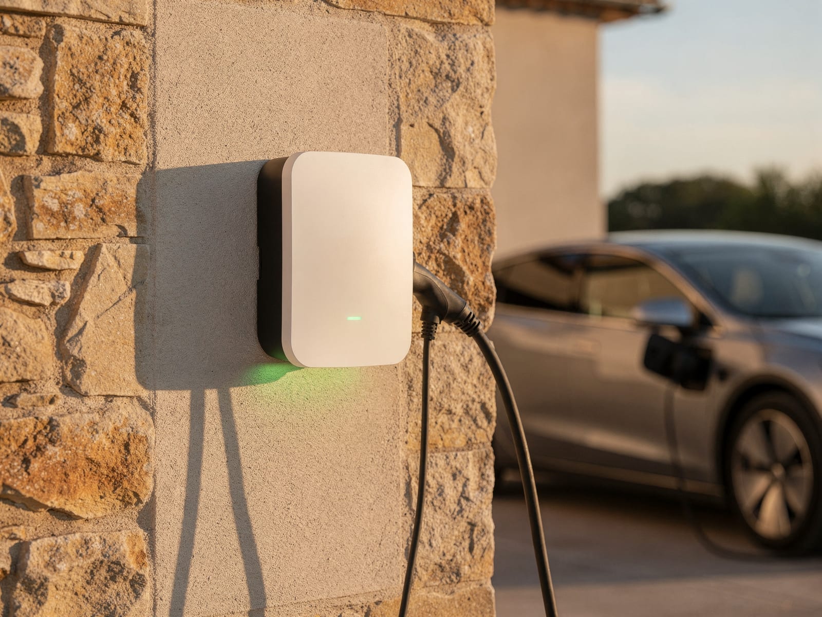 Installation d'une borne de recharge wallbox par un électricien certifié IRVE en Pyrénées-Atlantiques