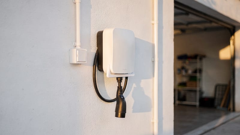 Illustration : Installation borne de recharge